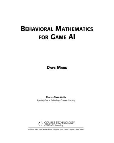 Behavioral mathematics for game AI