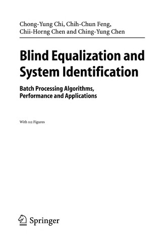 Blind equalization and system identification