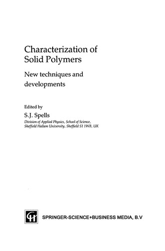 Characterization of solid polymers