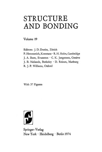 Structure and bonding