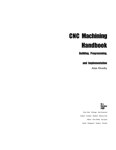 CNC machining handbook