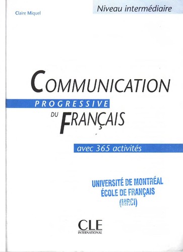 Communication progressive du français Corriges by Claire Miquel cover