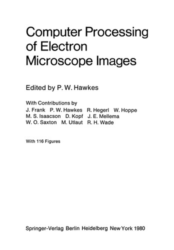 Computer Processing of Electron Microscope Images