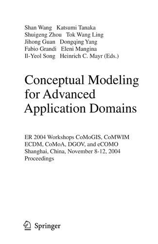 Conceptual modeling for advanced application domains