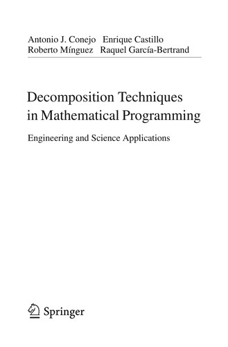 Decomposition techniques in mathematical programming