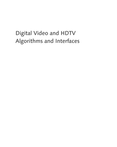 Digital video and HDTV
