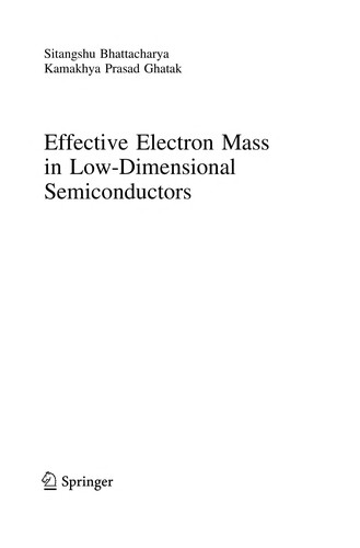 Effective Electron Mass in Low-Dimensional Semiconductors