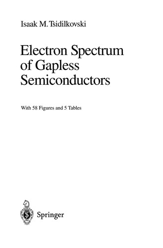 Electron Spectrum of Gapless Semiconductors