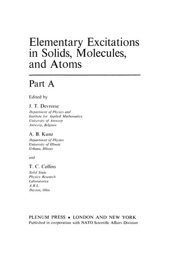 Elementary Excitations in Solids, Molecules, and Atoms
