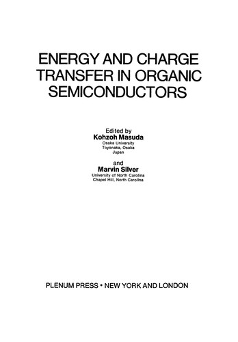Energy and Charge Transfer in Organic Semiconductors by Kohzoh Masuda cover
