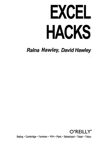 Excel Hacks