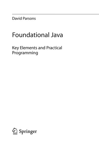 Foundational Java