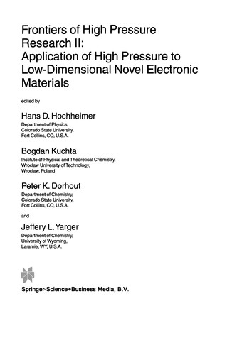 Frontiers of high pressure research II