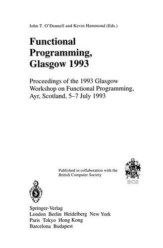 Functional Programming, Glasgow 1993