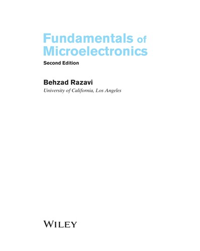 Fundamentals of microelectronics