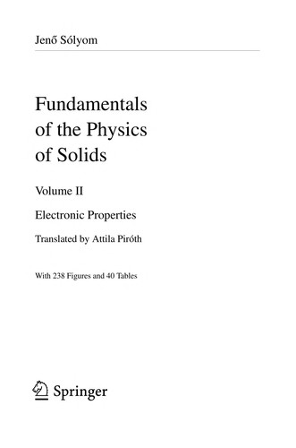 Fundamentals of the Physics of Solids