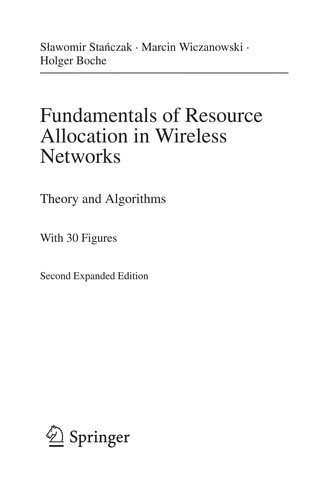 Fundamentals of resource allocation in wireless networks