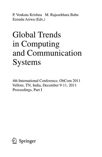 Global Trends in Computing and Communication Systems