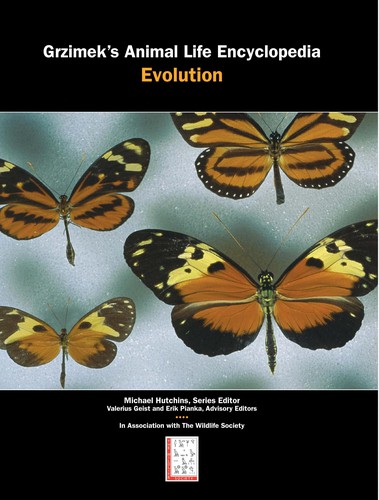 Grzimek's animal life encyclopedia evolution by Bernhard Grzimek cover