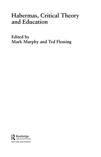 Habermas, critical theory and education