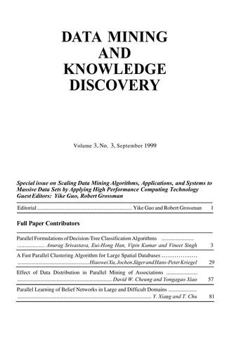 High performance data mining by Yike Guo, Robert Grossman cover