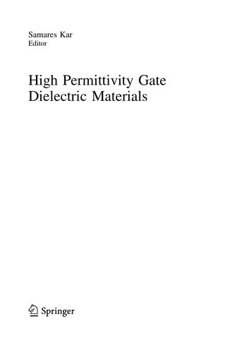 High Permittivity Gate Dielectric Materials