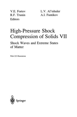 High-Pressure Shock Compression of Solids VII