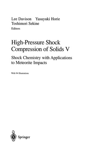 High-Pressure Shock Compression of Solids V