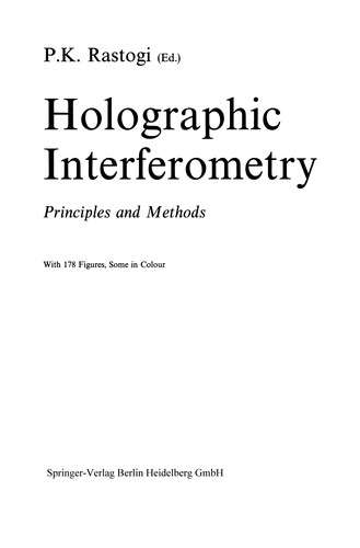 Holographic Interferometry