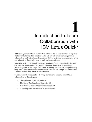 IBM Lotus Quickr 8.5 for Domino administration