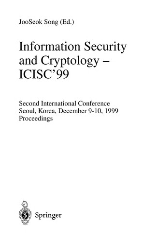 Information security and cryptology--ICISC'99