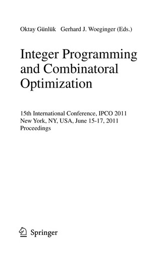 Integer Programming and Combinatoral Optimization