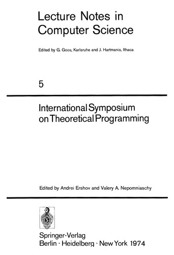 International Symposium on Theoretical Programming