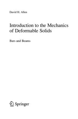 Introduction to the Mechanics of Deformable Solids