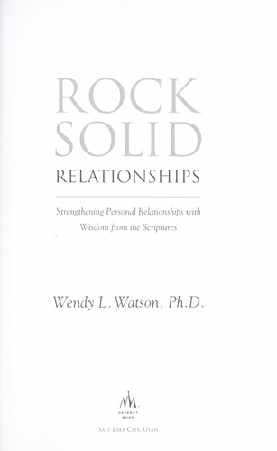 Rock-Solid Relationships