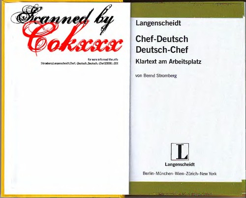 Langenscheidt, Chef-Deutsch, Deutsch-Chef by Christoph Maria Herbst cover