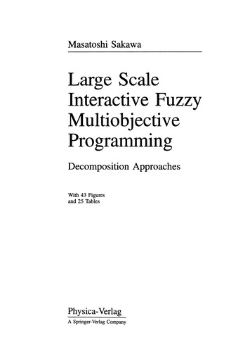 Large Scale Interactive Fuzzy Multiobjective Programming