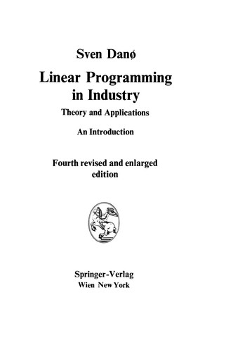 Linear programming in industry