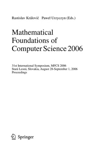 Mathematical foundations of computer science 2006