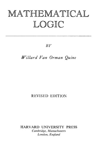 Mathematical logic