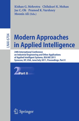 Modern Approaches in Applied Intelligence by Kishan G. Mehrotra cover