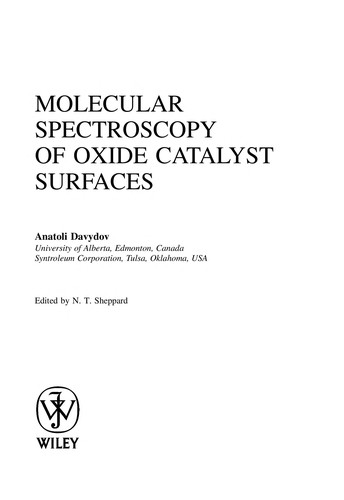 Molecular spectroscopy of oxide surfaces