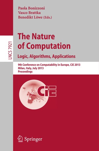 The Nature of Computation. Logic, Algorithms, Applications