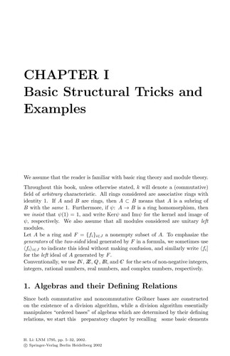Noncommutative Gr bner Bases and Filtered-Graded Transfer