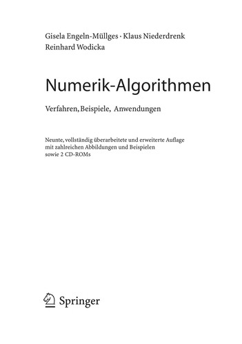 Numerik-Algorithmen
