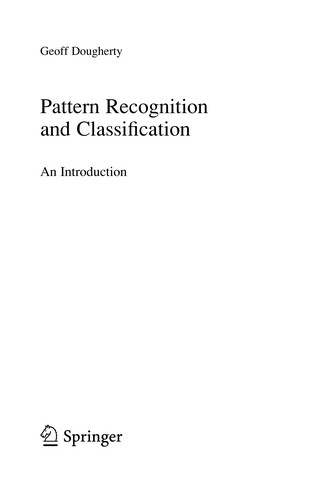 Pattern Recognition and Classification by Geoff Dougherty cover