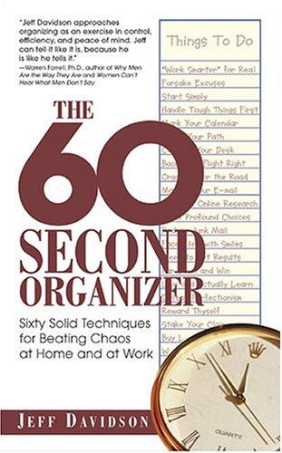 The 60 second organizer