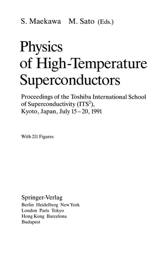 Physics of High-Temperature Superconductors