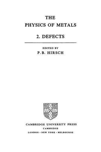 The physics of metals