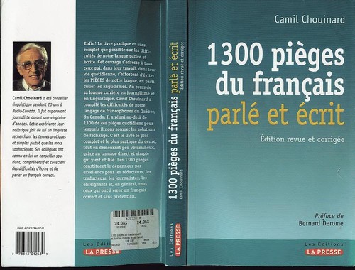 1300 pièges du français écrit et parlé by Camil Chouinard cover